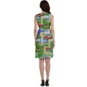 Pixel Map Game Sleeveless Dress With Pocket View4