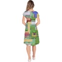 Pixel Map Game Classic Short Sleeve Dress View4