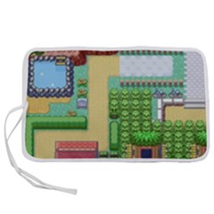 Pixel Map Game Pen Storage Case (m) by Cemarart