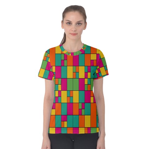 Abstract-background Women s Cotton T-shirt by nateshop