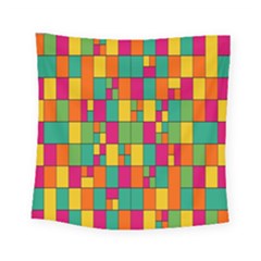 Abstract-background Square Tapestry (small)