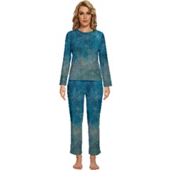 Background-25 Womens  Long Sleeve Lightweight Pajamas Set by nateshop