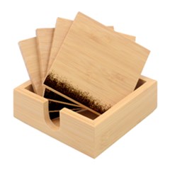 Background-27 Bamboo Coaster Set by nateshop