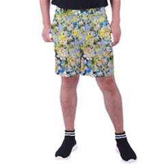 Background-flowers Men s Pocket Shorts by nateshop