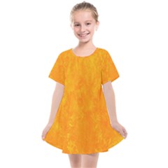 Background-yellow Kids  Smock Dress by nateshop