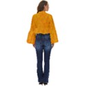 Background-yellow Boho Long Bell Sleeve Top View4