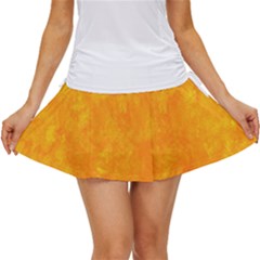 Background-yellow Women s Skort