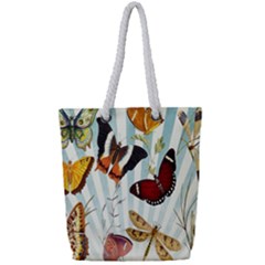 Butterfly-love Full Print Rope Handle Tote (small) by nateshop