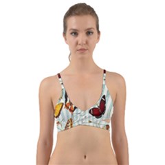 Butterfly-love Wrap Around Bikini Top by nateshop