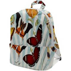 Butterfly-love Zip Up Backpack by nateshop