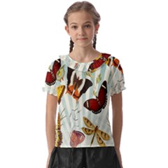 Butterfly-love Kids  Frill Chiffon Blouse