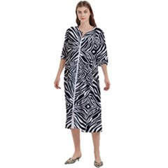 Design-85 Women s Cotton 3/4 Sleeve Night Gown by nateshop