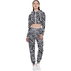 Design-85 Cropped Zip Up Lounge Set