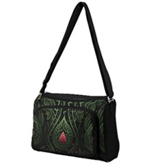 Watermelon Art Deco Front Pocket Crossbody Bag by DiesMali