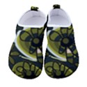 Mazipoodles Love Flowers - Dark Green Olive Black Women s Sock-Style Water Shoes View1