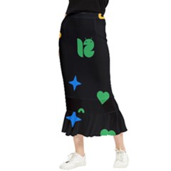 Wallpaper Maxi Fishtail Chiffon Skirt by nateshop