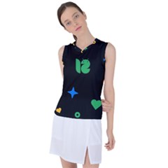 Wallpaper Women s Sleeveless Sports Top by nateshop