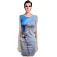 Huawei Sleeveless Velvet Midi Dress