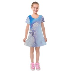 Huawei Kids  Short Sleeve Velvet Dress