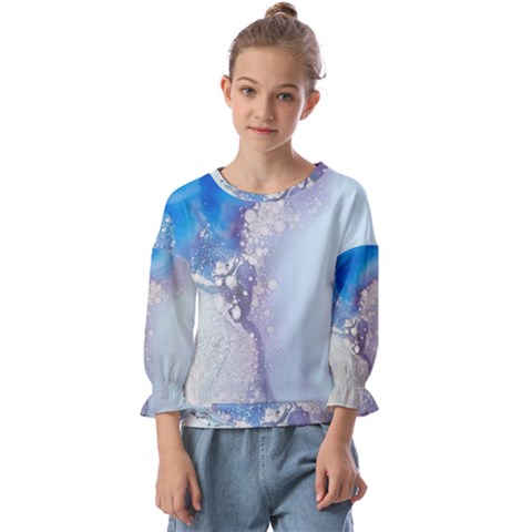 Huawei Kids  Cuff Sleeve Top by nateshop