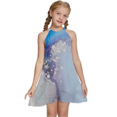 Huawei Kids  Halter Collar Waist Tie Chiffon Dress by nateshop