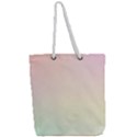 Pastel , Purple, Pink, Blue, Light, Mix Full Print Rope Handle Tote (Large) View2