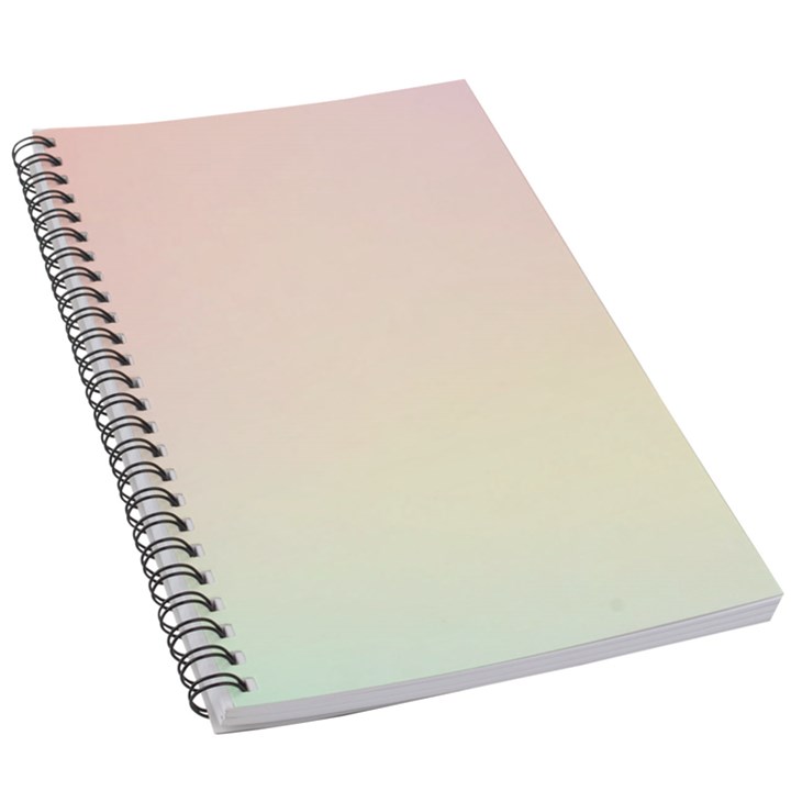 Pastel , Purple, Pink, Blue, Light, Mix 5.5  x 8.5  Notebook