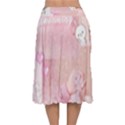 Pink Aesthetic, Clouds, Cute, Glitter, Hello Kitty, Pastel, Soft Velvet Flared Midi Skirt View2