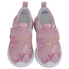 Pink Aesthetic, Clouds, Cute, Glitter, Hello Kitty, Pastel, Soft Kids  Velcro No Lace Shoes by nateshop