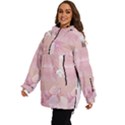 Pink Aesthetic, Clouds, Cute, Glitter, Hello Kitty, Pastel, Soft Women s Ski and Snowboard Jacket View3