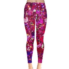 Pink Glitter, Cute, Girly, Glitter, Pink, Purple, Sparkle Everyday Leggings  by nateshop