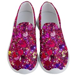 Pink Glitter, Cute, Girly, Glitter, Pink, Purple, Sparkle Men s Lightweight Slip Ons by nateshop