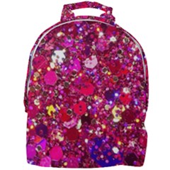 Pink Glitter, Cute, Girly, Glitter, Pink, Purple, Sparkle Mini Full Print Backpack by nateshop