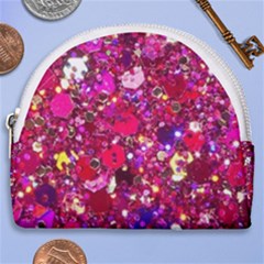 Pink Glitter, Cute, Girly, Glitter, Pink, Purple, Sparkle Horseshoe Style Canvas Pouch by nateshop