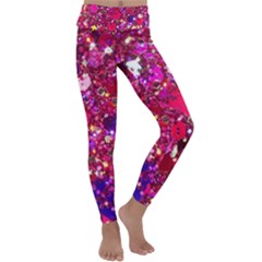 Pink Glitter, Cute, Girly, Glitter, Pink, Purple, Sparkle Kids  Lightweight Velour Classic Yoga Leggings by nateshop