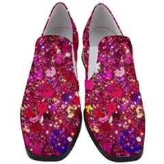 Pink Glitter, Cute, Girly, Glitter, Pink, Purple, Sparkle Women Slip On Heel Loafers by nateshop