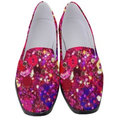 Pink Glitter, Cute, Girly, Glitter, Pink, Purple, Sparkle Women s Classic Loafer Heels by nateshop