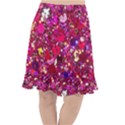 Pink Glitter, Cute, Girly, Glitter, Pink, Purple, Sparkle Fishtail Chiffon Skirt View1