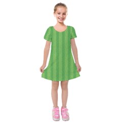 Punch Hole Kids  Short Sleeve Velvet Dress by nateshop