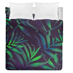 Tree Leaves Duvet Cover Double Side (queen Size) by nateshop