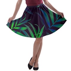 Tree Leaves A-line Skater Skirt by nateshop