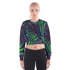 Tree Leaves Cropped Sweatshirt by nateshop