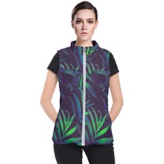 Tree Leaves Women s Puffer Vest by nateshop