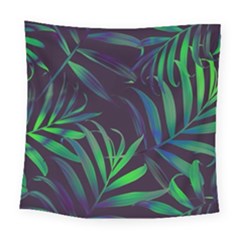 Tree Leaves Square Tapestry (large) by nateshop