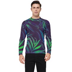 Tree Leaves Men s Long Sleeve Rash Guard by nateshop