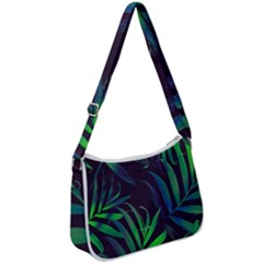 Tree Leaves Zip Up Shoulder Bag by nateshop