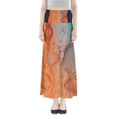 Water Screen Full Length Maxi Skirt