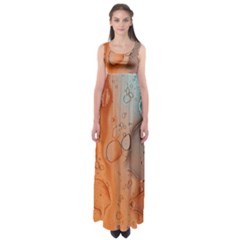 Water Screen Empire Waist Maxi Dress by nateshop