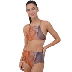 Water Screen Halter Tankini Set