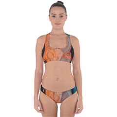 Water Screen Cross Back Hipster Bikini Set by nateshop